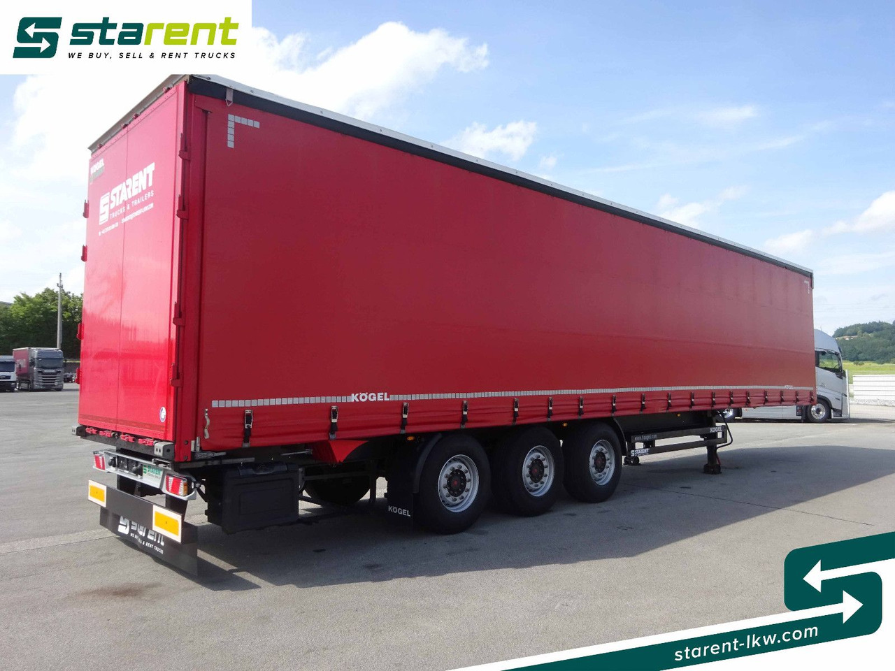 Kögel Tautliner, Hubdach, Liftachse, XL Zertifikat - Полуприколка со церада: слика 5 Kögel Tautliner, Hubdach, Liftachse, XL Zertifikat - Полуприколка со церада: слика 5