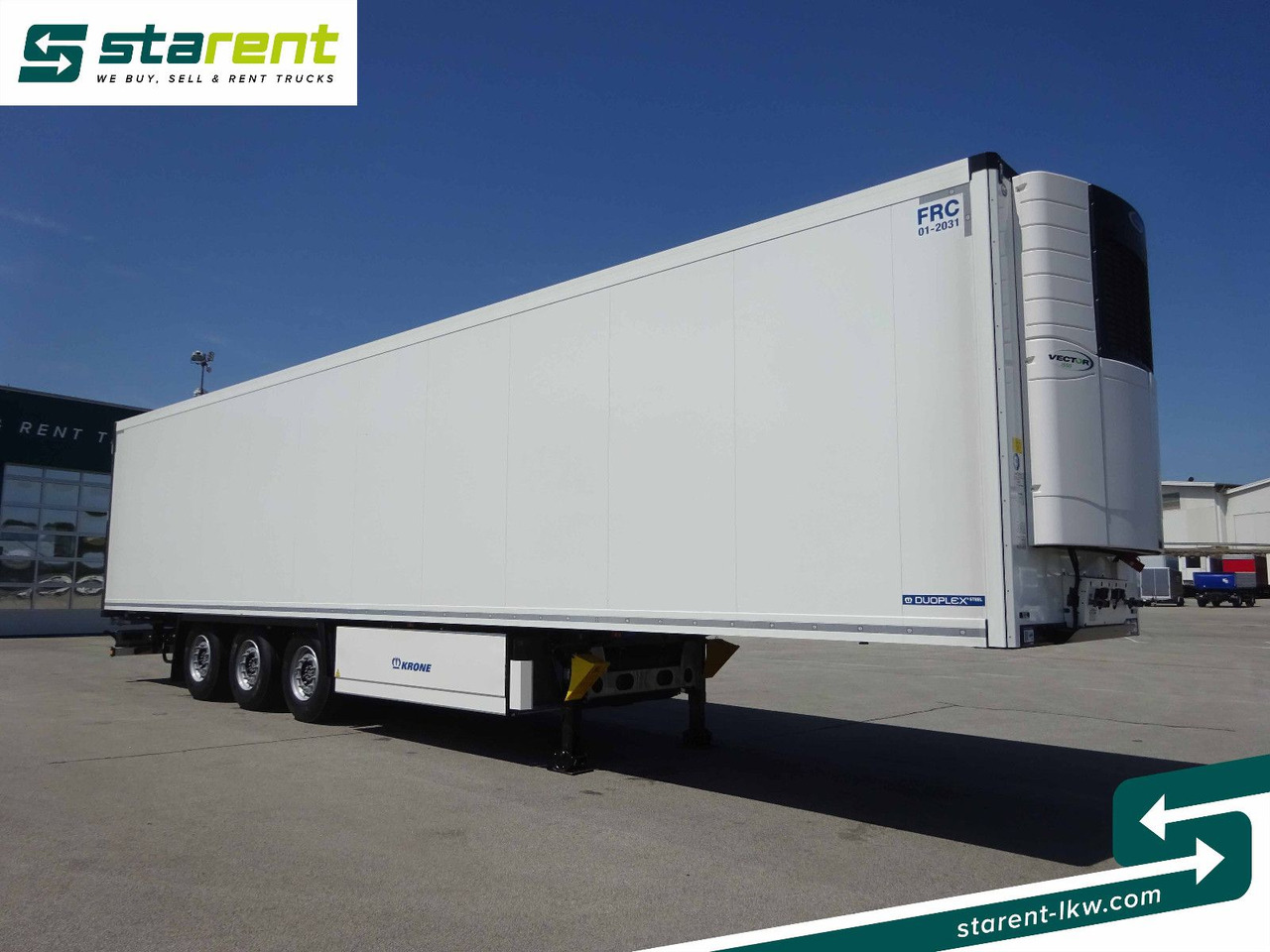 Krone Thermotrailer Carrier Vector 1550, Zurrleisten - Полуприколка сандучар: слика 3 Krone Thermotrailer Carrier Vector 1550, Zurrleisten - Полуприколка сандучар: слика 3