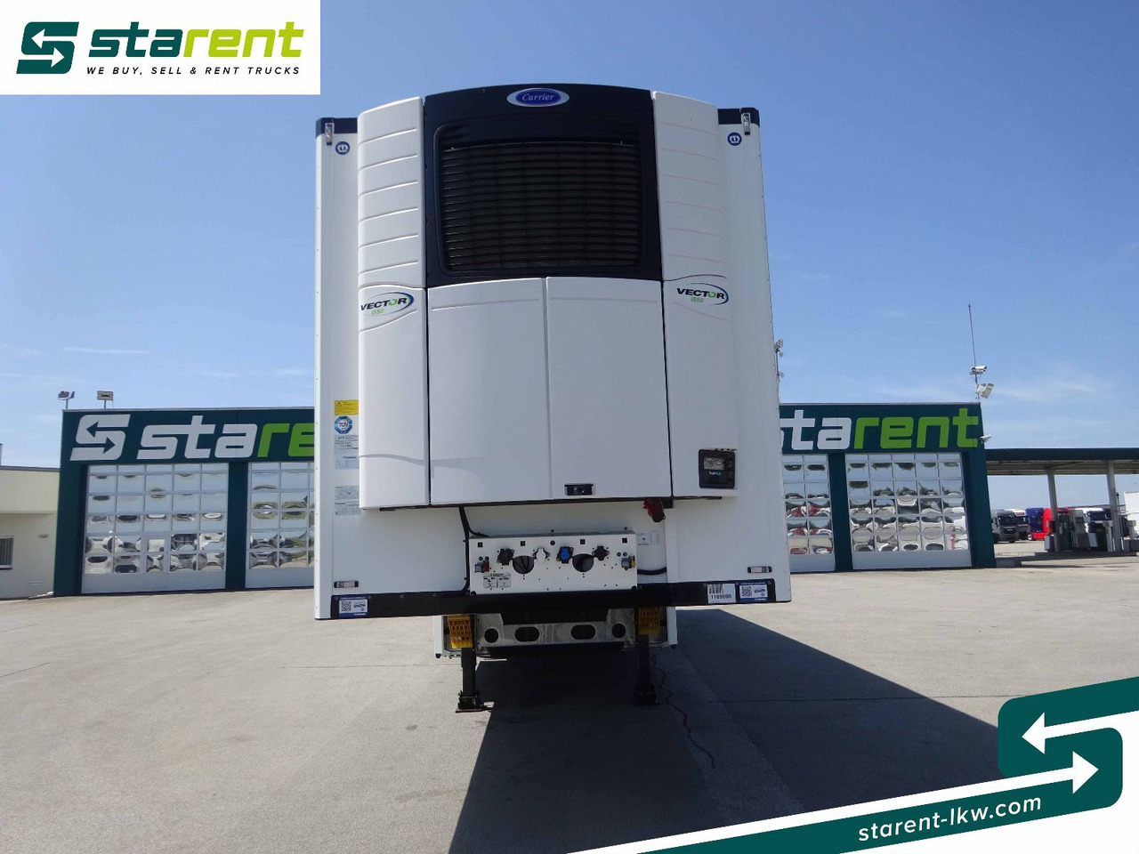 Krone Thermotrailer Carrier Vector 1550, Zurrleisten - Полуприколка сандучар: слика 2 Krone Thermotrailer Carrier Vector 1550, Zurrleisten - Полуприколка сандучар: слика 2