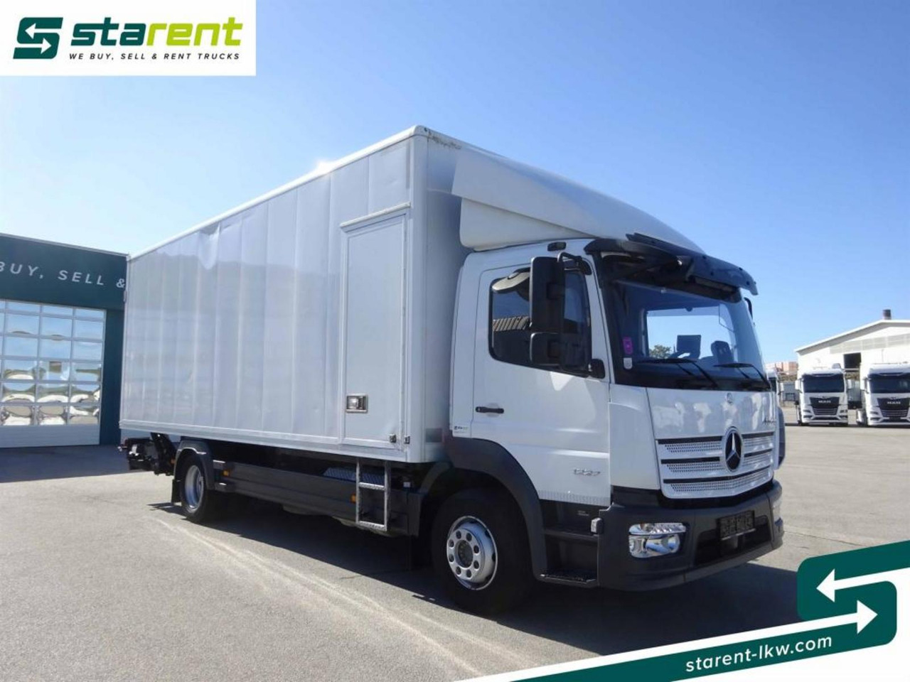 Mercedes Benz Atego 1227 Koffer Ladebordwand 1500 Kg Seitentür - Камион сандучар: слика 3 Mercedes Benz Atego 1227 Koffer Ladebordwand 1500 Kg Seitentür - Камион сандучар: слика 3