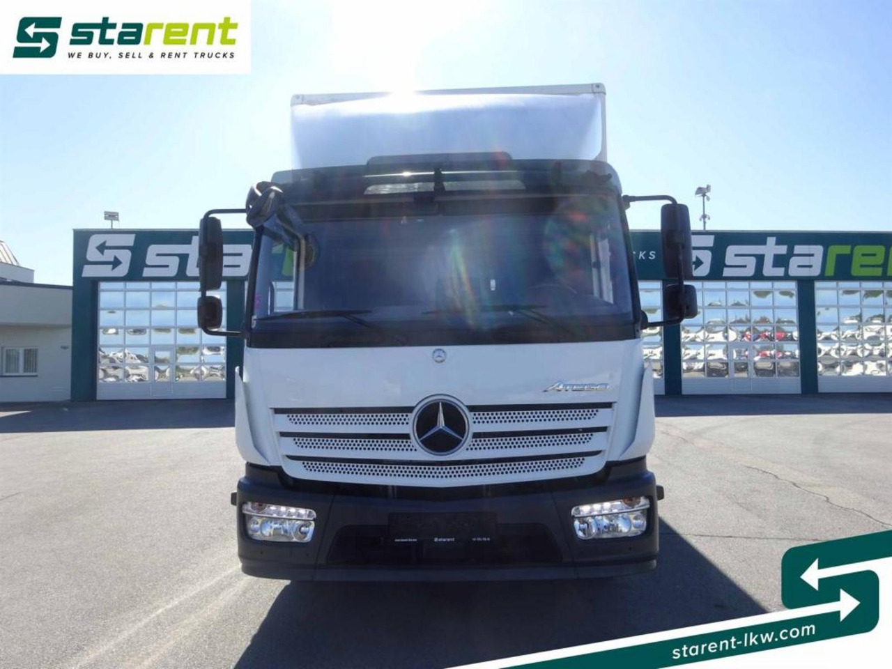 Mercedes Benz Atego 1227 Koffer Ladebordwand 1500 Kg Seitentür - Камион сандучар: слика 2 Mercedes Benz Atego 1227 Koffer Ladebordwand 1500 Kg Seitentür - Камион сандучар: слика 2