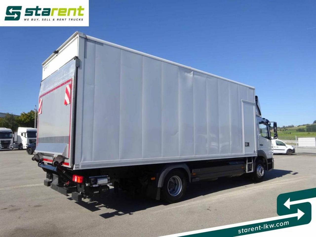 Mercedes Benz Atego 1227 Koffer Ladebordwand 1500 Kg Seitentür - Камион сандучар: слика 5 Mercedes Benz Atego 1227 Koffer Ladebordwand 1500 Kg Seitentür - Камион сандучар: слика 5