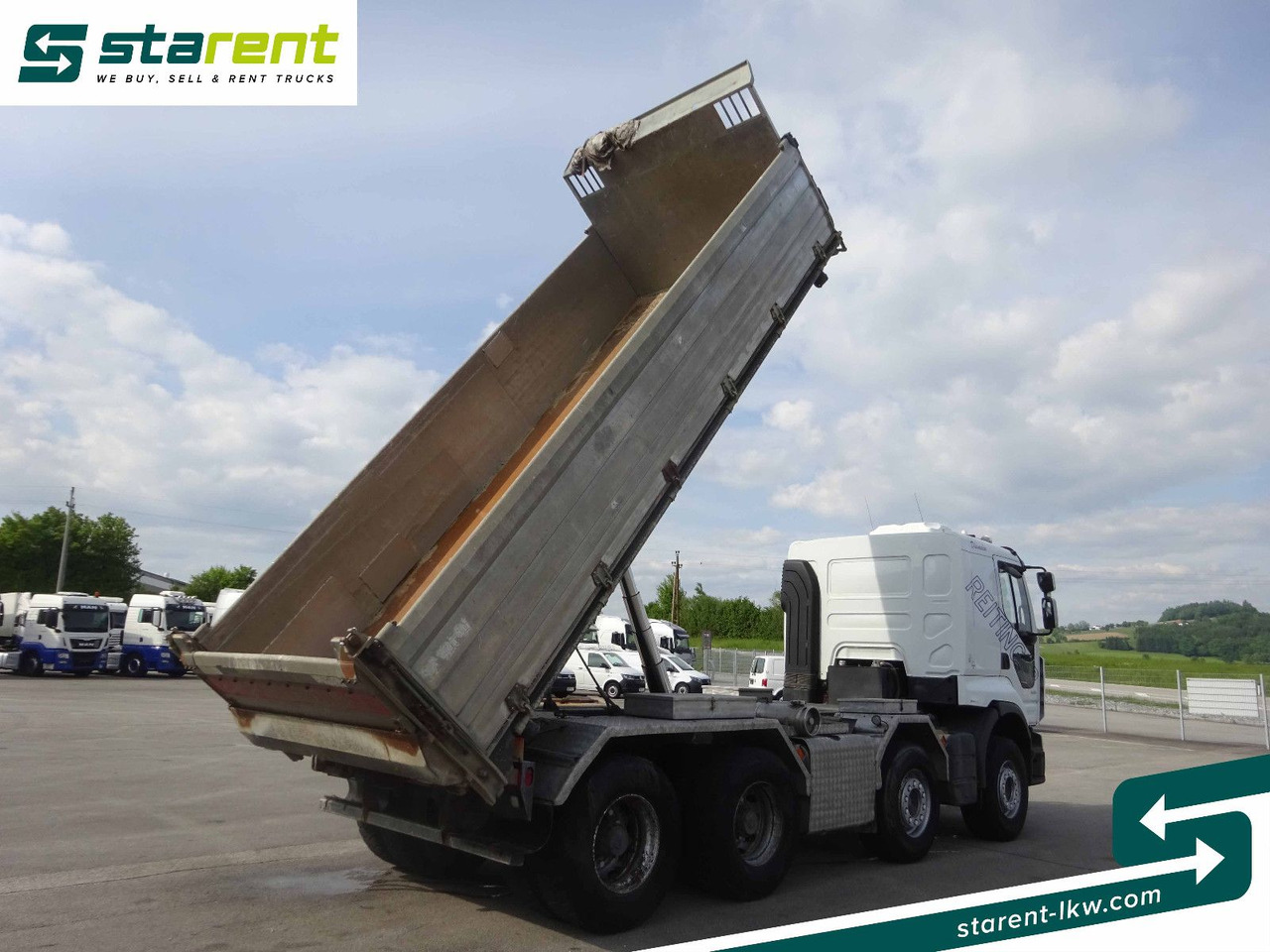Renault Premium 450 DXi, 8x4, 3 Seitenkipper, Standklima - Кипер: слика 4 Renault Premium 450 DXi, 8x4, 3 Seitenkipper, Standklima - Кипер: слика 4