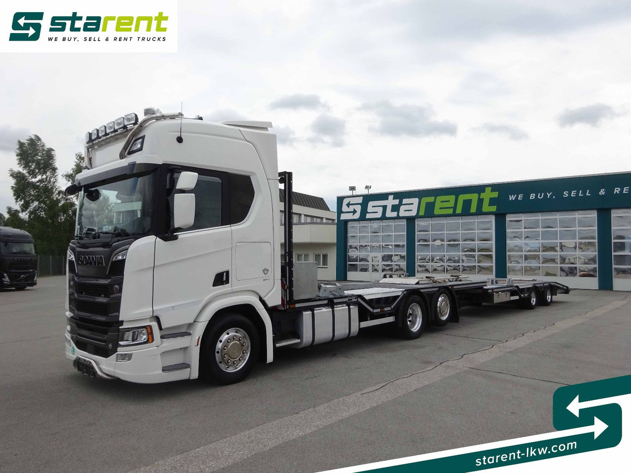 Scania R770 V8 Fahrzeugtransporter + Ziegler Anhänger - Автотранспортен камион: слика 1 Scania R770 V8 Fahrzeugtransporter + Ziegler Anhänger - Автотранспортен камион: слика 1