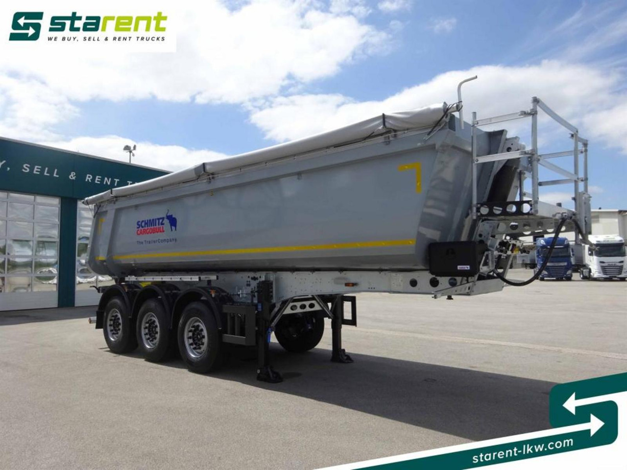 Schmitz 3-Achs Kipper, 24m³, Liftachse, Alu-Felgen - Кипер полуприколка: слика 3 Schmitz 3-Achs Kipper, 24m³, Liftachse, Alu-Felgen - Кипер полуприколка: слика 3