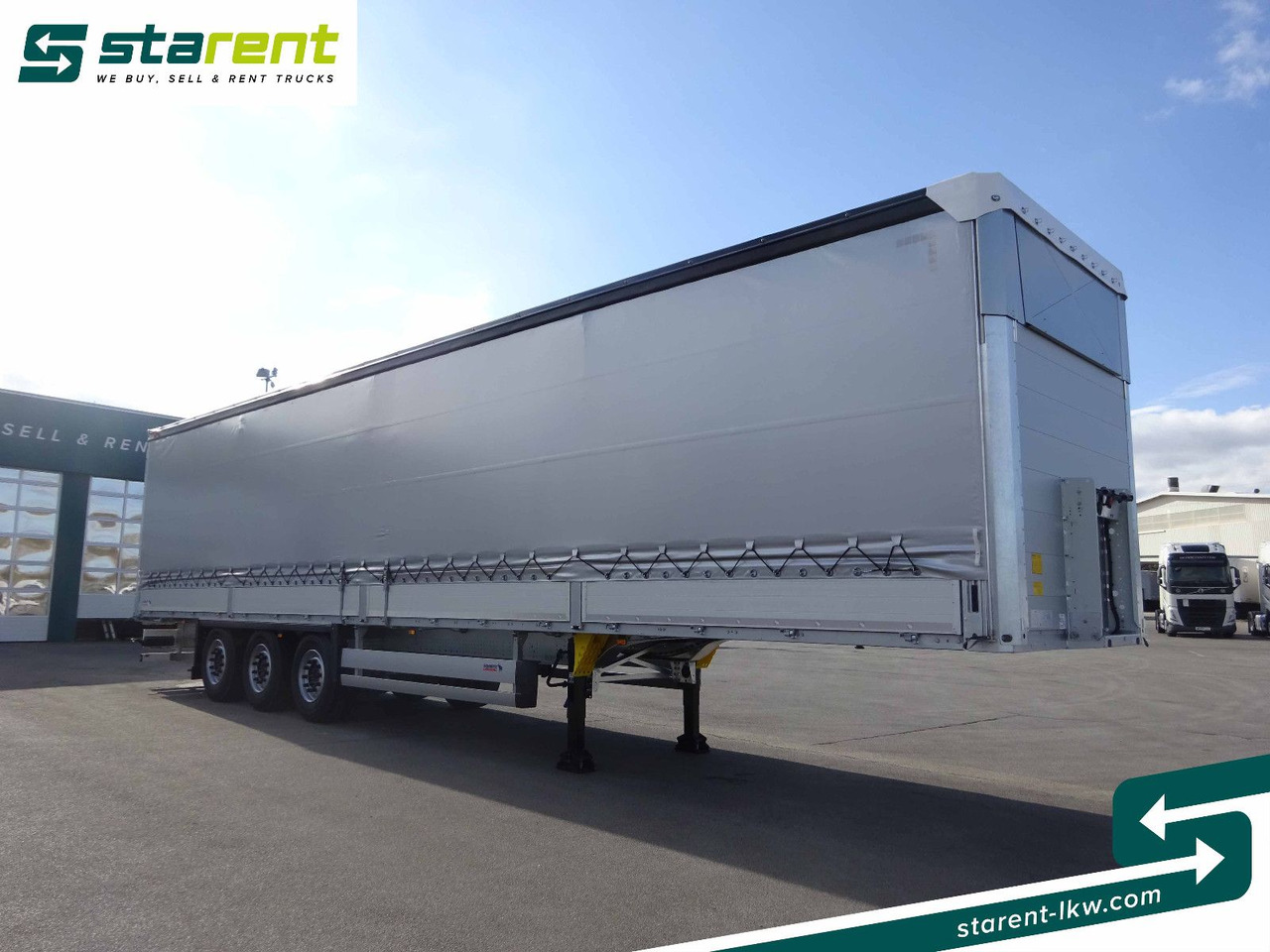 Schmitz Cargobull Tautliner, Bordwand 60cm, Hubdach, Liftachse - Полуприколка со церада: слика 3 Schmitz Cargobull Tautliner, Bordwand 60cm, Hubdach, Liftachse - Полуприколка со церада: слика 3