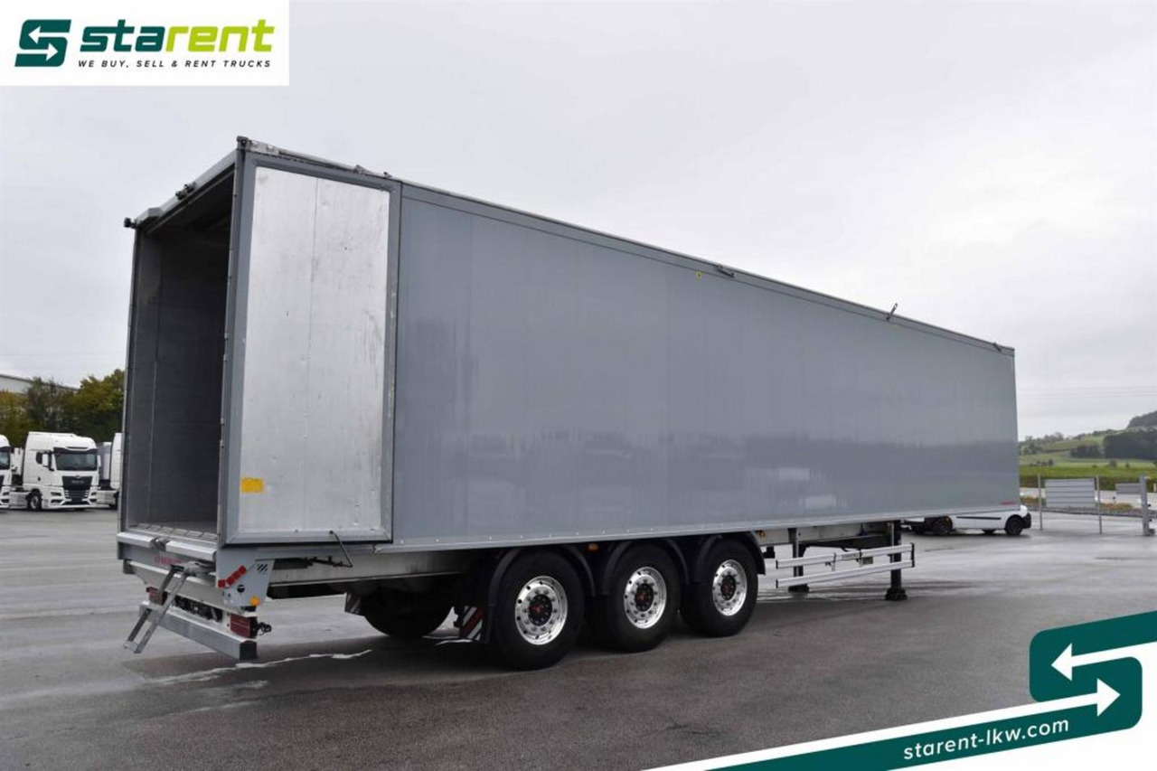 Полуприколка со подвижен под за истовар Schwarzmüller Schubbodenauflieger 10mm elektrisches Verdeck 91m³: слика 10