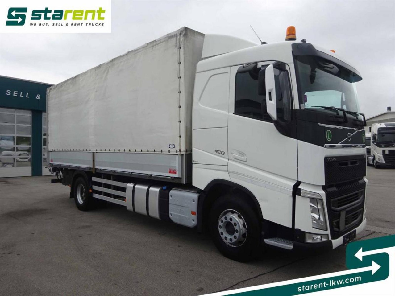 Volvo FH 420 Planenaufbau LBW 2000Kg Kamera Bett - Камион со церада: слика 3 Volvo FH 420 Planenaufbau LBW 2000Kg Kamera Bett - Камион со церада: слика 3