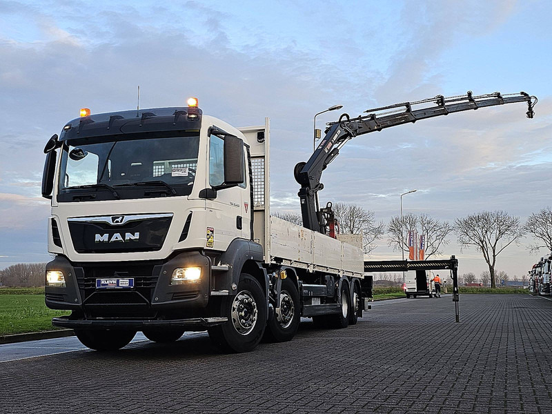 MAN 35.420 TGS HIAB 228ES-5,8x2*6 - Камион со платформа, Камион со кран: слика 1 MAN 35.420 TGS HIAB 228ES-5,8x2*6 - Камион со платформа, Камион со кран: слика 1