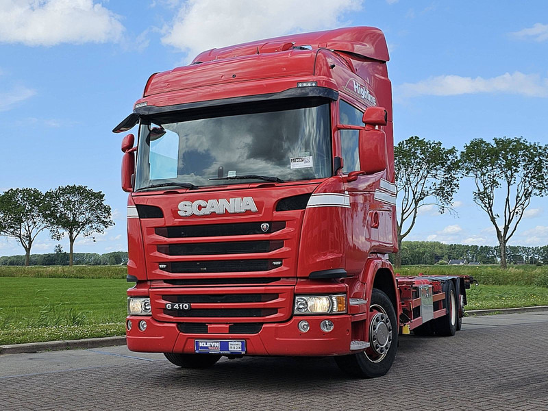Scania G410 6X2*4 RETARDER - Транспортер на контејнер/ Камион со променливо тело: слика 1 Scania G410 6X2*4 RETARDER - Транспортер на контејнер/ Камион со променливо тело: слика 1