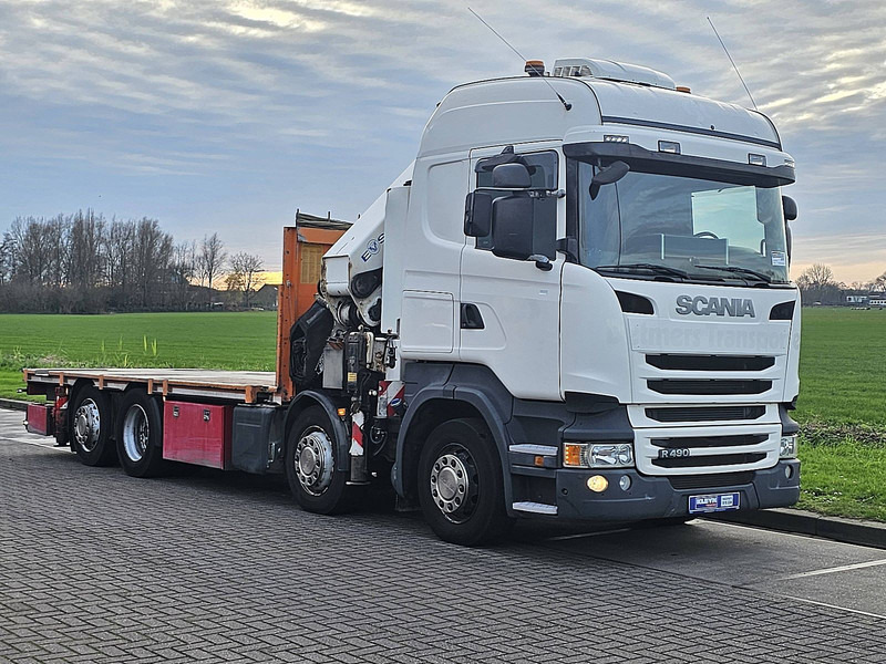Scania R490 - Камион со платформа, Камион со кран: слика 5 Scania R490 - Камион со платформа, Камион со кран: слика 5