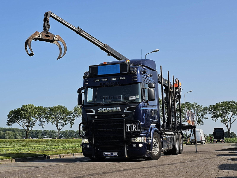 Scania R730 PALFING M120 WOOD - Камион за дрва, Камион со кран: слика 1 Scania R730 PALFING M120 WOOD - Камион за дрва, Камион со кран: слика 1