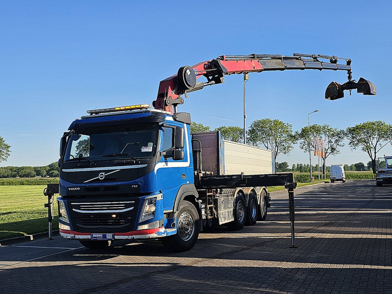 Volvo FM 460 8X2 HMF 3220 K6 - Камион со платформа, Камион со кран: слика 2 Volvo FM 460 8X2 HMF 3220 K6 - Камион со платформа, Камион со кран: слика 2