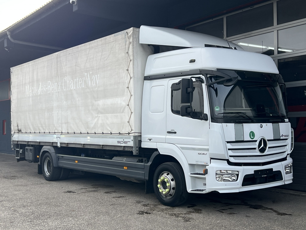 Mercedes-Benz Atego 1230 Klima ACC Schlafkabine 7,2m P+P LBW - Камион со церада: слика 1 Mercedes-Benz Atego 1230 Klima ACC Schlafkabine 7,2m P+P LBW - Камион со церада: слика 1