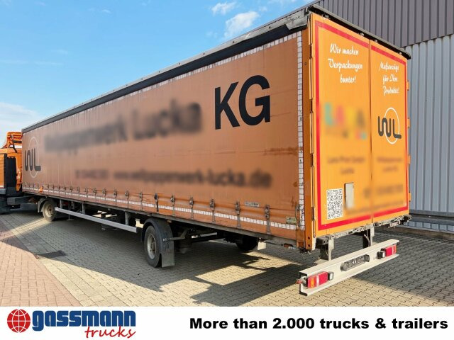 Полуприколка платформа Ackermann PS-F 5.3/13.5 EZG SPS, Edscha-Verdeck, Lenkachse: слика 9