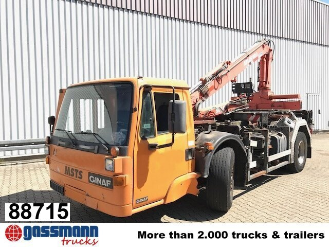 Andere GINAF GINC 3030 mit Heckkran Atlas AK 90.1 HDS - Камион со платформа, Камион со кран: слика 1 Andere GINAF GINC 3030 mit Heckkran Atlas AK 90.1 HDS - Камион со платформа, Камион со кран: слика 1