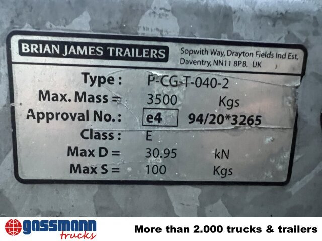 Brian James CarGO Connect, Plane, Winde - Приколка за низок утовар: слика 3 Brian James CarGO Connect, Plane, Winde - Приколка за низок утовар: слика 3