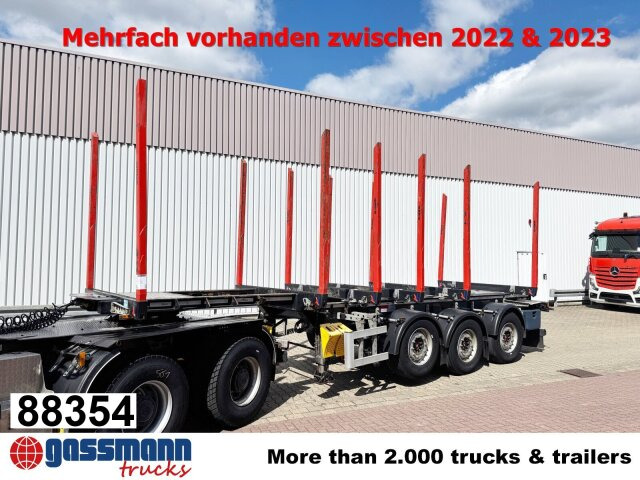 Doll LOGO H3L-14XL, Liftachse, Nachlauflenkachse, - Полуприколка за дрва: слика 1 Doll LOGO H3L-14XL, Liftachse, Nachlauflenkachse, - Полуприколка за дрва: слика 1