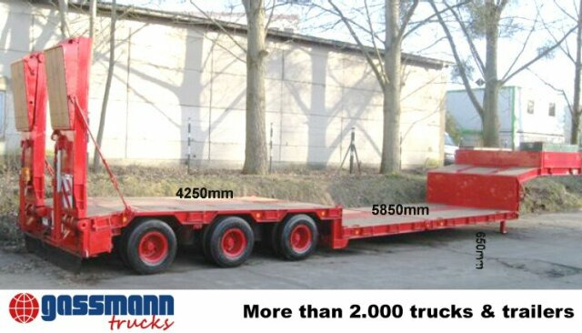 Полуприколка за низок утовар за транспорт на тешка машини Goldhofer Goldhofer STZ-TL3-32/80 Nutzlast: 35 to., 5,85 m: слика 10