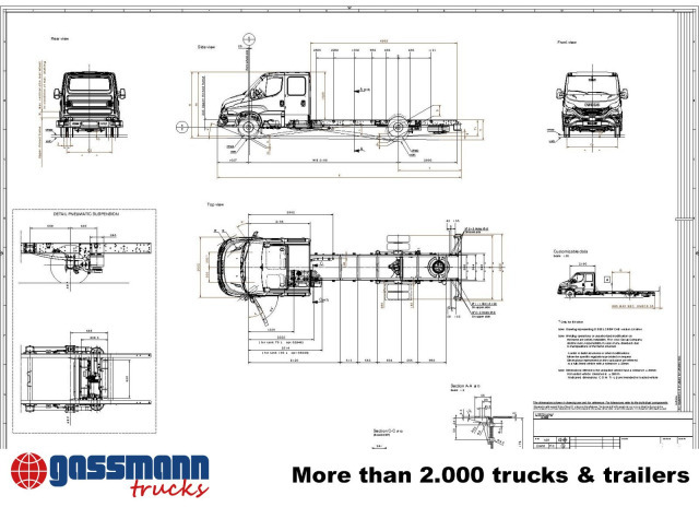 Iveco Daily 72C18H/P DK 4x2, Nebenantrieb - Камион со кабинска шасија: слика 5 Iveco Daily 72C18H/P DK 4x2, Nebenantrieb - Камион со кабинска шасија: слика 5