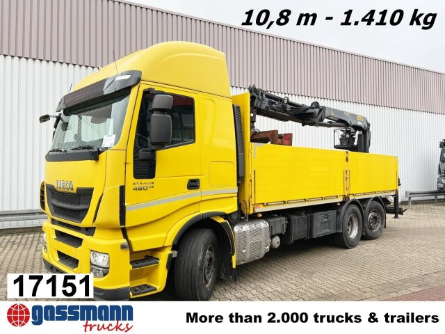 Iveco Stralis AS260SY48 6x2/4, Kran Palfinger PK18001L - Камион со платформа, Камион со кран: слика 1 Iveco Stralis AS260SY48 6x2/4, Kran Palfinger PK18001L - Камион со платформа, Камион со кран: слика 1