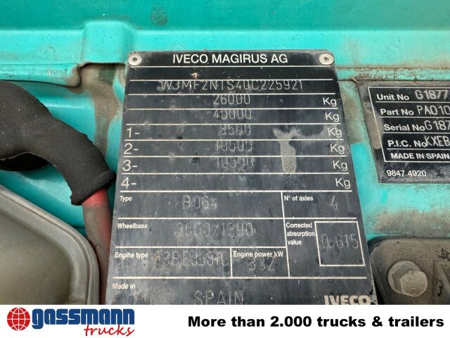 Iveco Trakker AD260T45W 6x6 - Камион со кабинска шасија: слика 5 Iveco Trakker AD260T45W 6x6 - Камион со кабинска шасија: слика 5