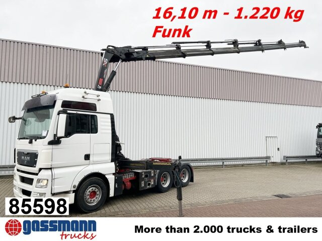 MAN TGX 26.480 6x4 BLS mit Kran Hiab 288E-6 Hipro, - Камион влекач: слика 1 MAN TGX 26.480 6x4 BLS mit Kran Hiab 288E-6 Hipro, - Камион влекач: слика 1