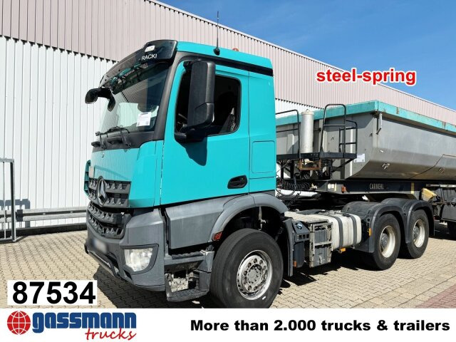 Mercedes-Benz Arocs 3343 S 6x4, Full Steel, 3x Vorhanden! - Камион влекач: слика 1 Mercedes-Benz Arocs 3343 S 6x4, Full Steel, 3x Vorhanden! - Камион влекач: слика 1