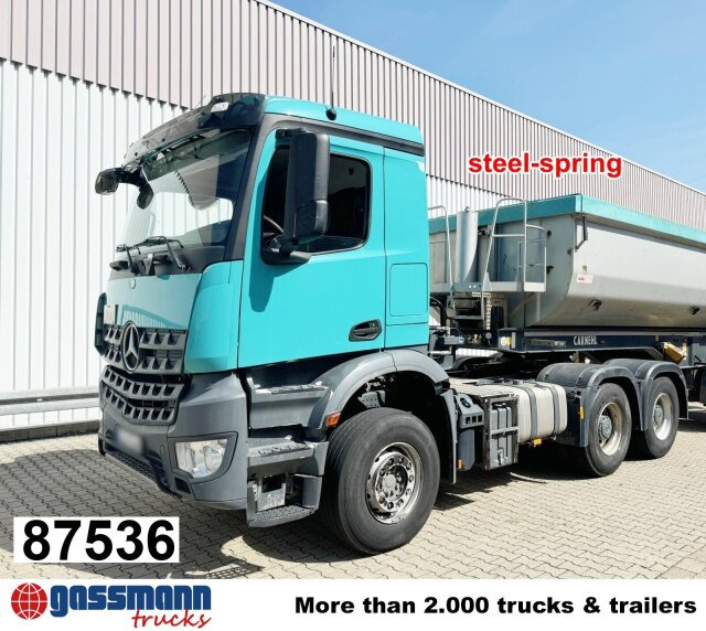 Mercedes-Benz Arocs 3343 S 6x4, Full Steel, 3x Vorhanden! - Камион влекач: слика 1 Mercedes-Benz Arocs 3343 S 6x4, Full Steel, 3x Vorhanden! - Камион влекач: слика 1