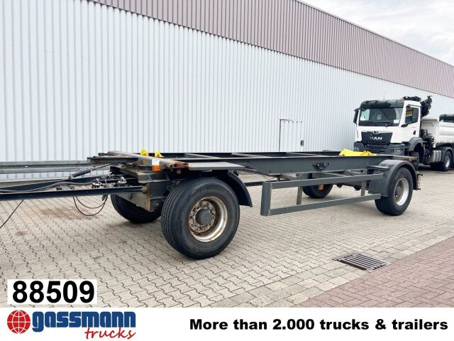 Kögel AWE 18, Ex-Fahrschule - Транспортер на контејнер/ Приколка со променливо тело: слика 1 Kögel AWE 18, Ex-Fahrschule - Транспортер на контејнер/ Приколка со променливо тело: слика 1