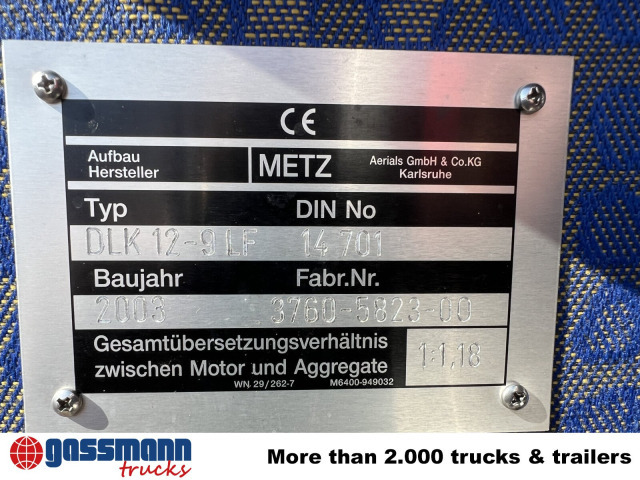 MAN LE 15.255 4x2 LLC Doka, Metz DLA-K 12/9 - Амбулантно возило: слика 4 MAN LE 15.255 4x2 LLC Doka, Metz DLA-K 12/9 - Амбулантно возило: слика 4