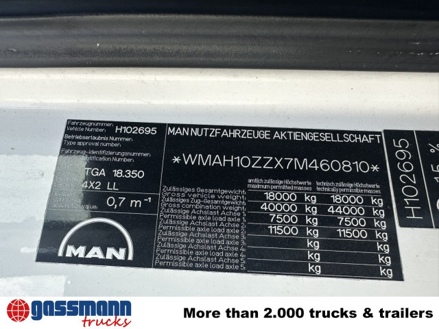 MAN TGA 18.350 4x2 LL, Fahrschulausstattung - Камион сандучар: слика 2 MAN TGA 18.350 4x2 LL, Fahrschulausstattung - Камион сандучар: слика 2