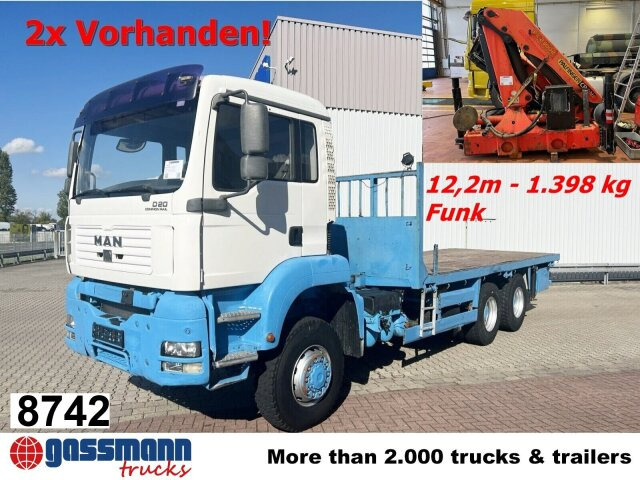 MAN TGA 26.310 6X6 BB, Kran PALFINGER PK 23002 C, - Камион со платформа, Камион со кран: слика 1 MAN TGA 26.310 6X6 BB, Kran PALFINGER PK 23002 C, - Камион со платформа, Камион со кран: слика 1
