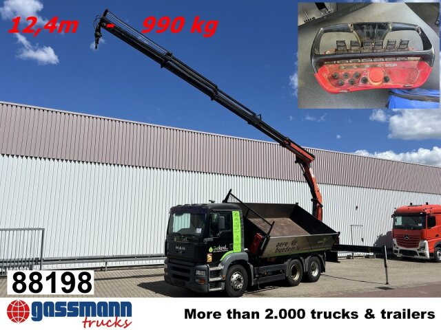 MAN TGA 26.363 6x4 BB, PK 16502 C Kran, absattelbar, - Кипер, Камион со кран: слика 1 MAN TGA 26.363 6x4 BB, PK 16502 C Kran, absattelbar, - Кипер, Камион со кран: слика 1