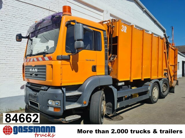 MAN TGA 28.320 6X2-4 BL, Lenkachse, Schörling - Камион за ѓубре: слика 1 MAN TGA 28.320 6X2-4 BL, Lenkachse, Schörling - Камион за ѓубре: слика 1