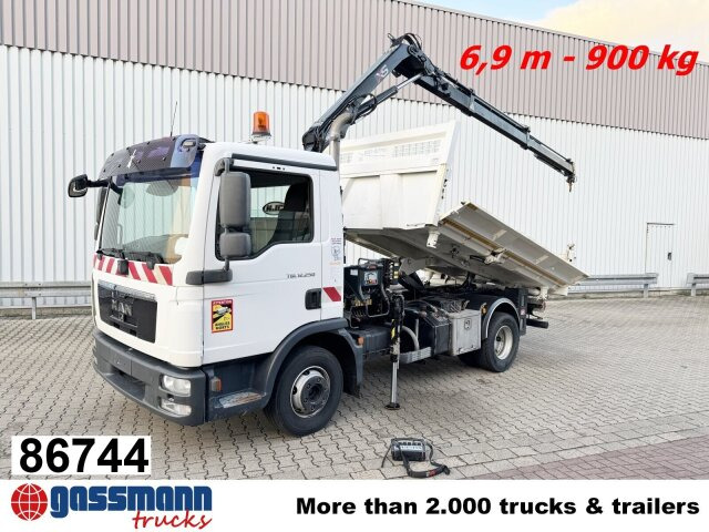 MAN TGL 12.250/340 4X2 BB, Bordmatik, Kran Hiab 066 - Кипер, Камион со кран: слика 1 MAN TGL 12.250/340 4X2 BB, Bordmatik, Kran Hiab 066 - Кипер, Камион со кран: слика 1
