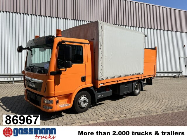 MAN TGL 7.180 4X2 BL mit LBW BÄR - Камион со платформа: слика 1 MAN TGL 7.180 4X2 BL mit LBW BÄR - Камион со платформа: слика 1
