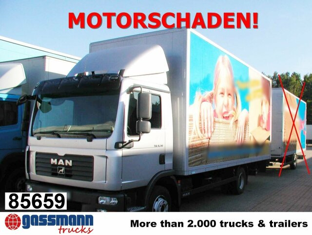 MAN TGL 8.210 4X2 BL mit LBW MBB, MOTORSCHADEN! - Камион сандучар: слика 1 MAN TGL 8.210 4X2 BL mit LBW MBB, MOTORSCHADEN! - Камион сандучар: слика 1