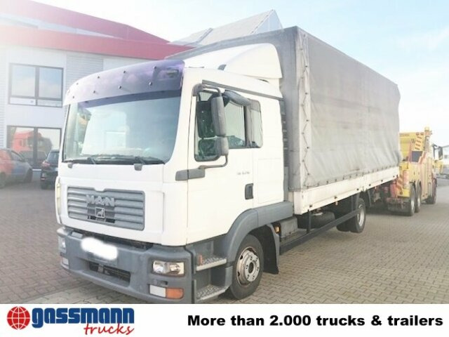MAN TGL 8.210 BL 4x2 mit LBW, Motorschaden! - Камион со платформа: слика 2 MAN TGL 8.210 BL 4x2 mit LBW, Motorschaden! - Камион со платформа: слика 2