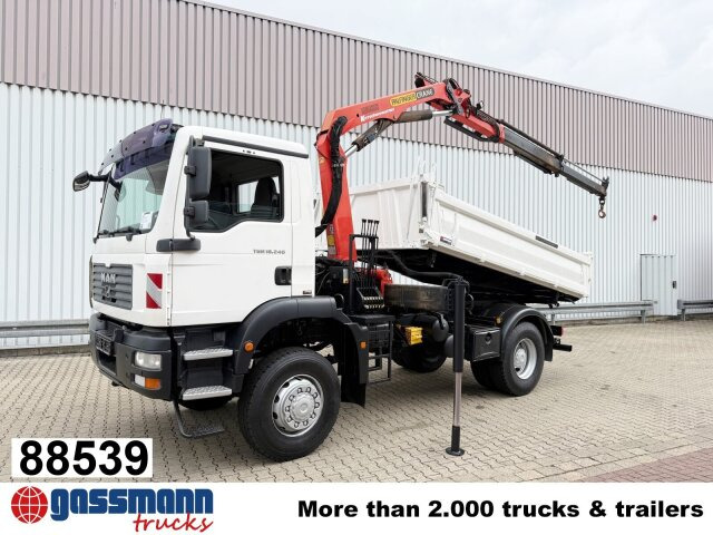 MAN TGM 18.240 4x4 BB mit Kran Palfinger PK9501 - Кипер, Камион со кран: слика 1 MAN TGM 18.240 4x4 BB mit Kran Palfinger PK9501 - Кипер, Камион со кран: слика 1