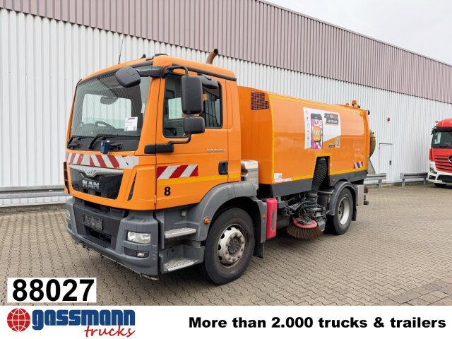 MAN TGM 18.250 4X2 BB, Kehrmaschine Brock SL200/2 - Возило за метење: слика 1 MAN TGM 18.250 4X2 BB, Kehrmaschine Brock SL200/2 - Возило за метење: слика 1
