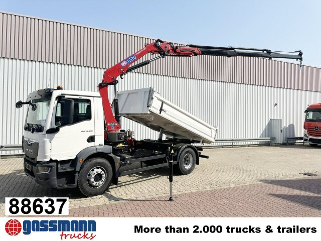 MAN TGM 18.320 4x2, Kran HMF 1320 K3, Funk - Кипер, Камион со кран: слика 1 MAN TGM 18.320 4x2, Kran HMF 1320 K3, Funk - Кипер, Камион со кран: слика 1