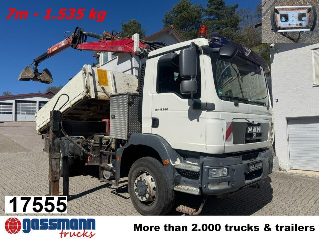 MAN TGM 18.340 4x4 BB mit Penz Kran 11.83 SH, Funk - Кипер, Камион со кран: слика 1 MAN TGM 18.340 4x4 BB mit Penz Kran 11.83 SH, Funk - Кипер, Камион со кран: слика 1