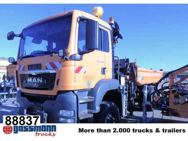 MAN TGS 18.320 4x4 BB, Winterdienstausstattung, Kran - Кипер, Камион со кран: слика 1 MAN TGS 18.320 4x4 BB, Winterdienstausstattung, Kran - Кипер, Камион со кран: слика 1