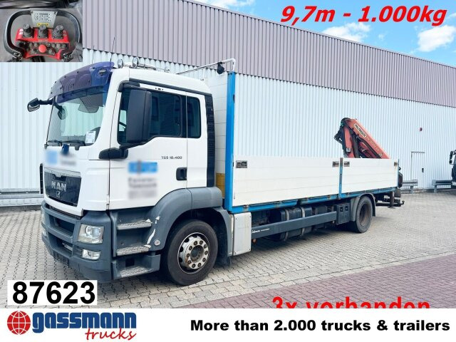 MAN TGS 18.400 4X2 BL, Kran PK 12002-EH B Funk, 2x - Камион со платформа, Камион со кран: слика 1 MAN TGS 18.400 4X2 BL, Kran PK 12002-EH B Funk, 2x - Камион со платформа, Камион со кран: слика 1