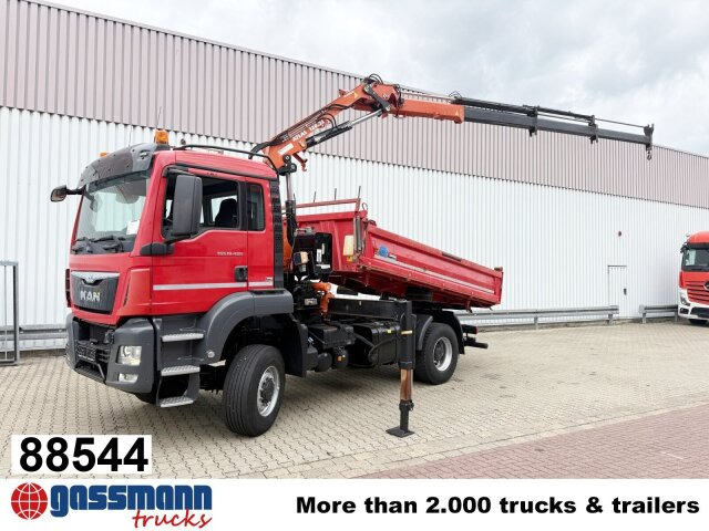 MAN TGS 18.400 4x4 BB, Navi, Kran Atlas 120.2E-A3L, - Кипер, Камион со кран: слика 1 MAN TGS 18.400 4x4 BB, Navi, Kran Atlas 120.2E-A3L, - Кипер, Камион со кран: слика 1