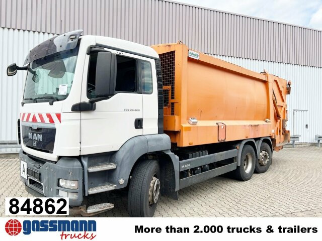 MAN TGS 26.320/400 6x2-4 BL, Lift-/Lenkachse, Heil - Камион за ѓубре: слика 1 MAN TGS 26.320/400 6x2-4 BL, Lift-/Lenkachse, Heil - Камион за ѓубре: слика 1