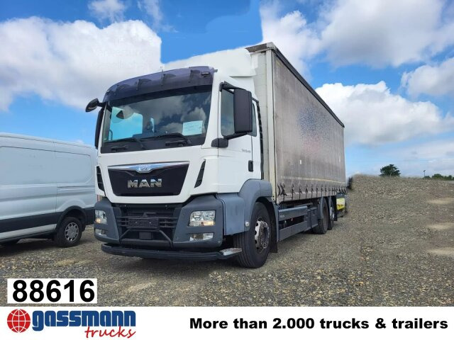 MAN TGS 26.400 6x2-4 LL, Lenk-/Lift, - Камион со платформа, Камион со кран: слика 1 MAN TGS 26.400 6x2-4 LL, Lenk-/Lift, - Камион со платформа, Камион со кран: слика 1