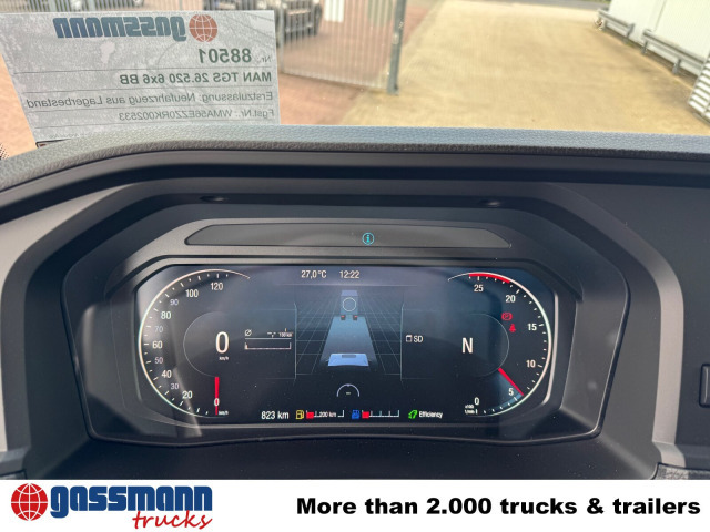 MAN TGS 26.520 6x6 BB, PriTarder, Navi, Optiview, - Камион со кабинска шасија: слика 3 MAN TGS 26.520 6x6 BB, PriTarder, Navi, Optiview, - Камион со кабинска шасија: слика 3