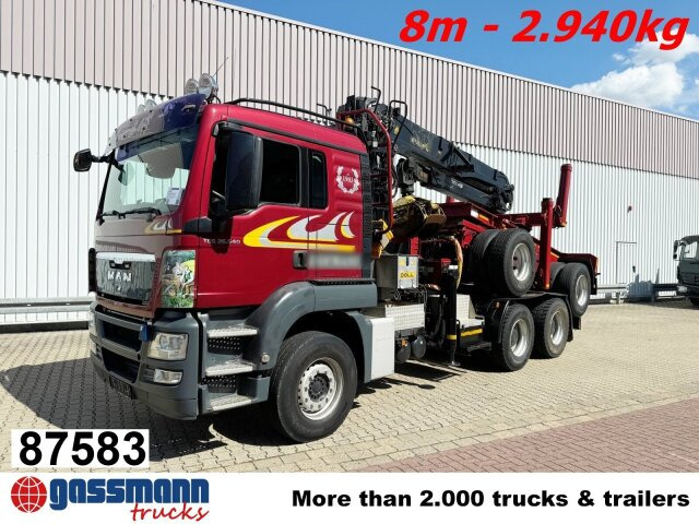 MAN TGS 26.540 6X4 BL, Intarder, Kran Epsilon - Камион за дрва, Камион со кран: слика 1 MAN TGS 26.540 6X4 BL, Intarder, Kran Epsilon - Камион за дрва, Камион со кран: слика 1